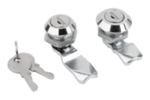 Vridreglar i zink, låsbara Vridreglar i zink, låsbara