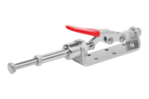 Skjutstångsspännare i stål, vridbar Spännkraft upp till 2 000 N Skjutstångsspännare i stål, vridbar Spännkraft upp till 2 000 N