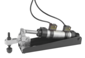 Pneumatiska spännare, horisontella, Form B Pneumatiska spännare, horisontella, Form B