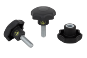 Star grips antistatic similar to DIN 6336 Star grips antistatic similar to DIN 6336