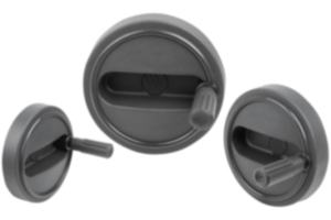 Handwheels with revolving cylinder grip - inch Handwheels with revolving cylinder grip - inch