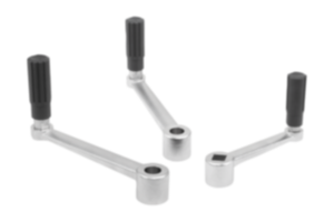 Handvevar av rostfritt stål, med cylinderhandtag, vridbara Handvevar av rostfritt stål, med cylinderhandtag, vridbara