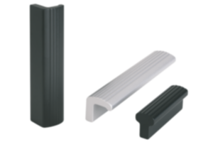 Räfflade profilhandtag i aluminium Räfflade profilhandtag i aluminium