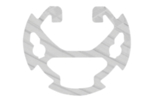 Profilrör aluminium Ø30 spår 8 typ I Profilrör aluminium Ø30 spår 8 typ I