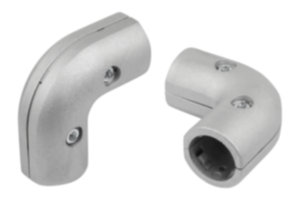 Skarvförbindningar 90° Ø30 typ I med vridsäkring Skarvförbindningar 90° Ø30 typ I med vridsäkring