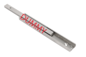 Teleskopskenor i rostfritt stål för montering på sidan, delvis utdragbara på båda sidor, bärförmåga upp till 18 kg Teleskopskenor i rostfritt stål för montering på sidan, delvis utdragbara på båda sidor, bärförmåga upp till 18 kg