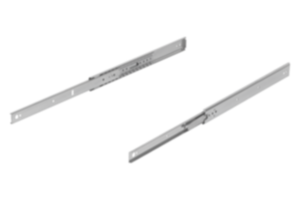 Telescopic slides, steel for side mounting, partial extension, load capacity up to 65 kg Telescopic slides, steel for side mounting, partial extension, load capacity up to 65 kg