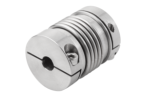 Metallbälgskopplingar miniatyr med axellås, rostfritt stål Metallbälgskopplingar miniatyr med axellås, rostfritt stål