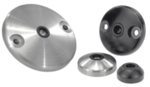 Plattor för ledade fötter i zinkgods eller rostfritt stål Plattor för ledade fötter i zinkgods eller rostfritt stål