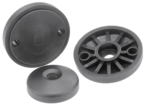 Plattor för justerbara fötter i plast Plattor för justerbara fötter i plast