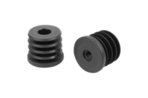 Gängad plugg plast för runda rör Gängad plugg plast för runda rör