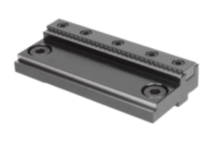 Attachment step jaw with gripper for NC vice Attachment step jaw with gripper for NC vice