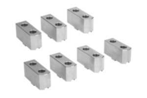 Jaw plate, steel, soft for stationary chuck Jaw plate, steel, soft for stationary chuck