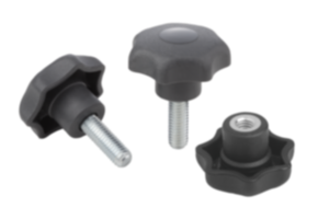 Star grips antibacterial, similar to DIN 6336, metal parts stainless steel Star grips antibacterial, similar to DIN 6336, metal parts stainless steel