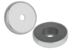 Magneter med cylindriskt hål (plangripare) av hård ferrit Magneter med cylindriskt hål (plangripare) av hård ferrit