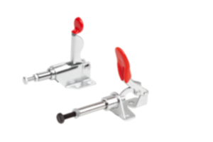 Miniskjutstångsspännare i stål eller rostfritt stål med konsol Miniskjutstångsspännare i stål eller rostfritt stål med konsol