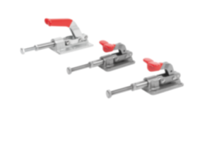 Skjutstångsspännare i stål eller rostfritt stål Spännkraft upp till 3 150 N Skjutstångsspännare i stål eller rostfritt stål Spännkraft upp till 3 150 N