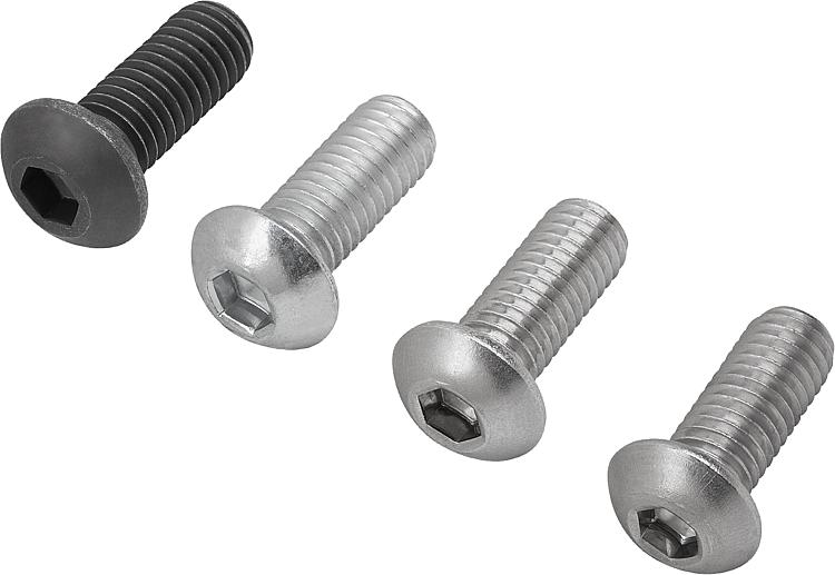 KIPP - Hexagon socket button head screws EN ISO 7380-1, Form A
