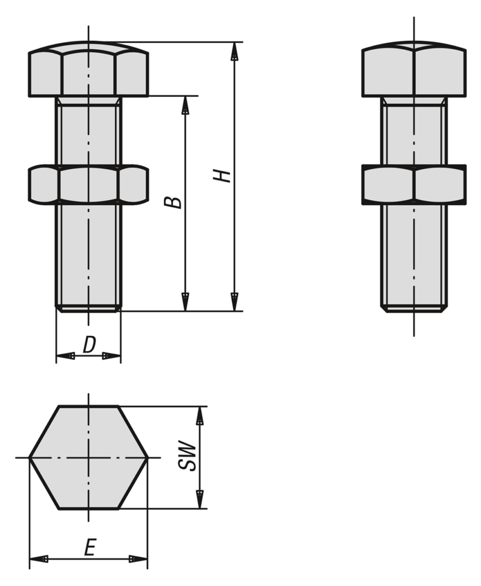 Stödbult