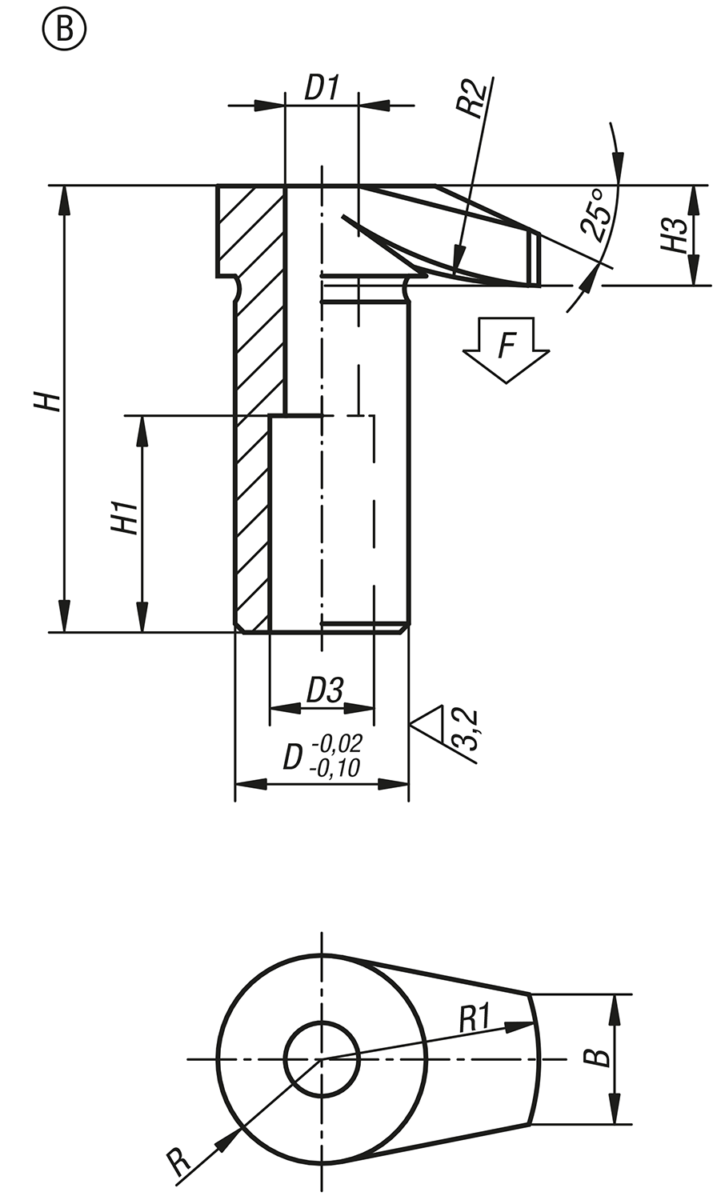 Spännhakar, Form B