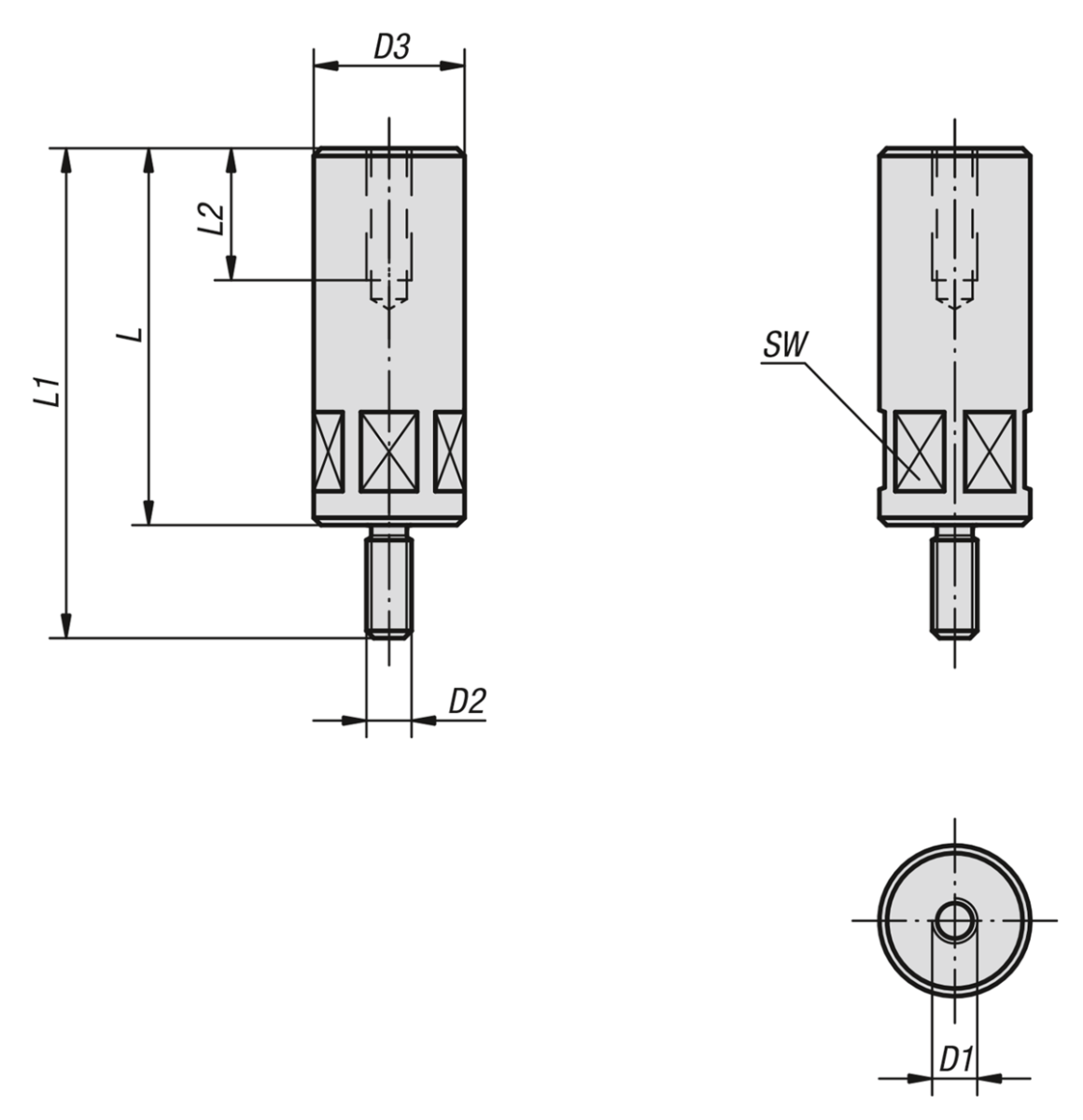 Höjdcylinder