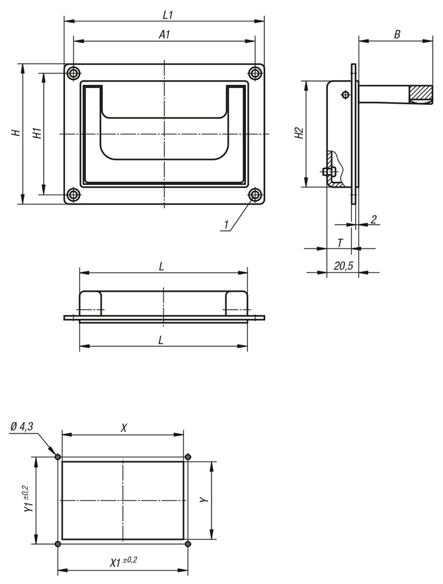 Greppskålar aluminium fällbara